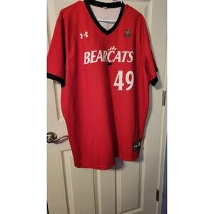 Under Armour Cincinnati Bearcats Authentic Football Jersey Red #49 Men's XL Team